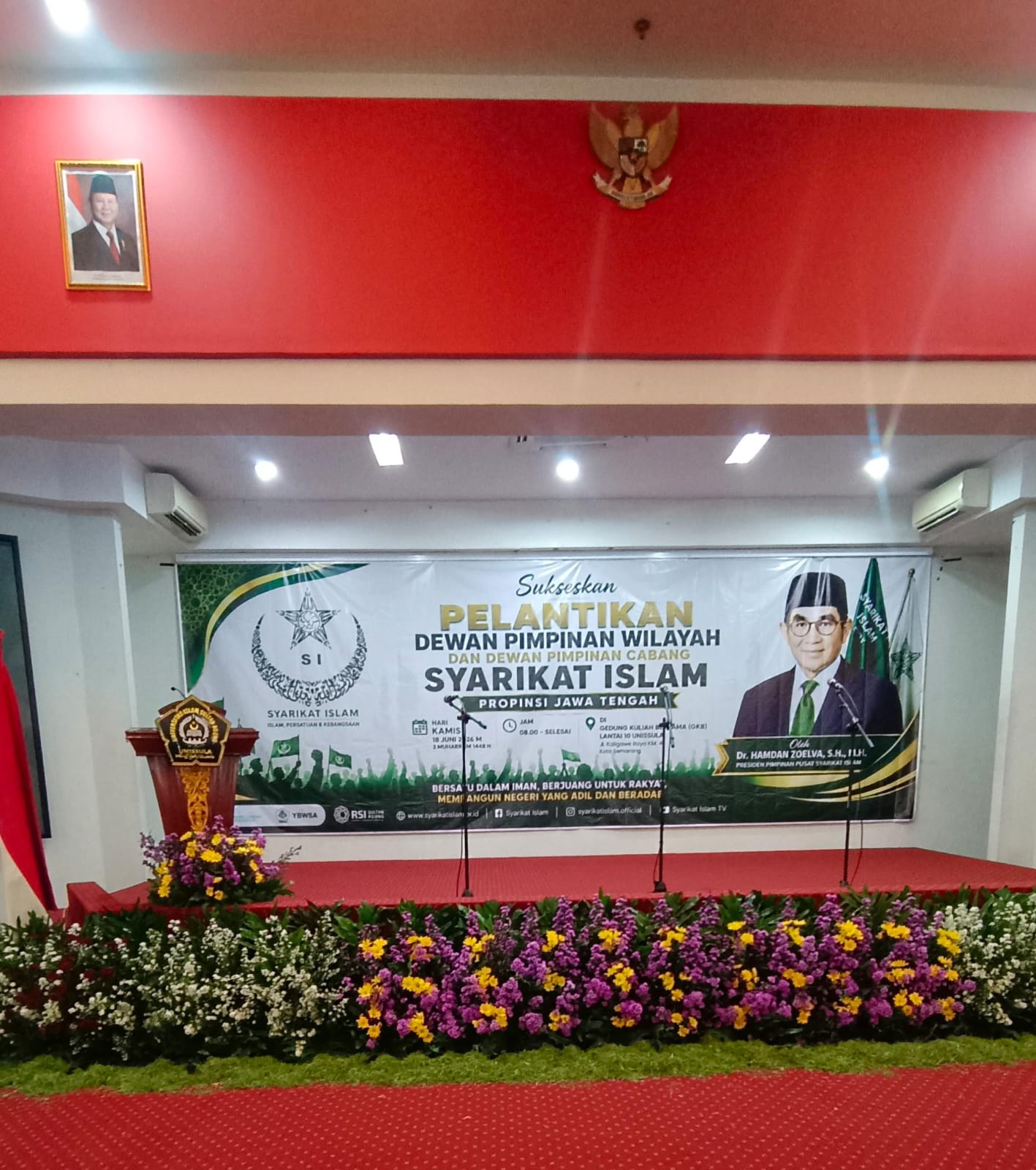 Background Pelantikan DPW SI-Jateng